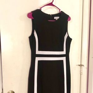 Calvin Klein - Black and White Dress